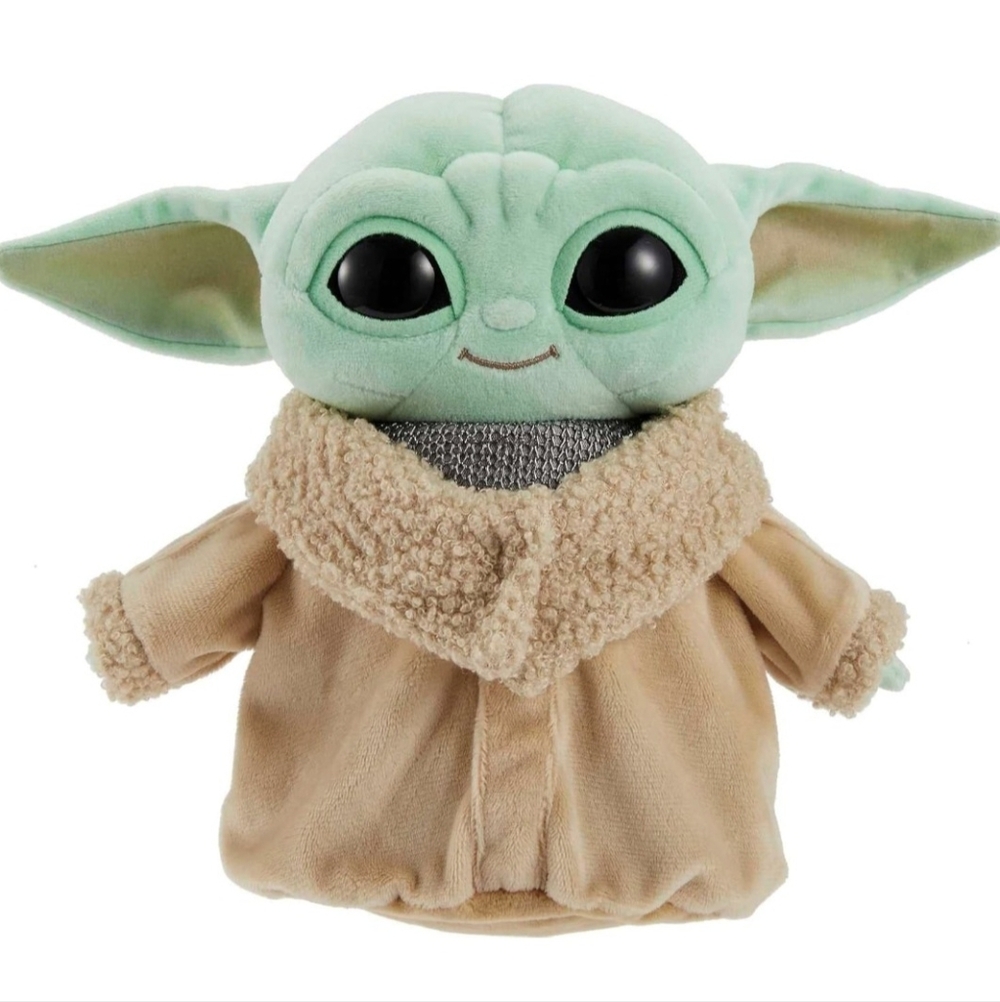 NWT Mattel Star Wars Grogu Plush Beskar Armor Soft Doll 8" Baby Yoda Mandalorian